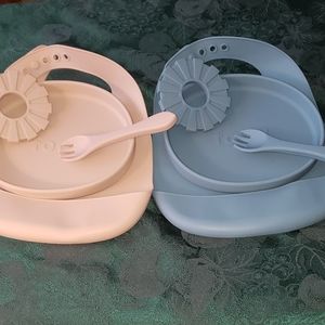 ⏩Silicone baby dinner | Set Of Two
